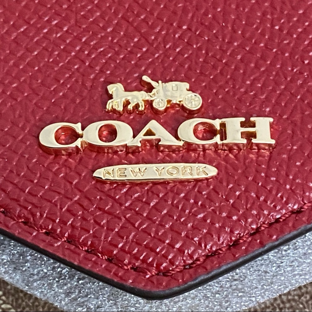 Coach Wallet w/ Chain Slim Envelope Gift Box - Picture 6 of 16